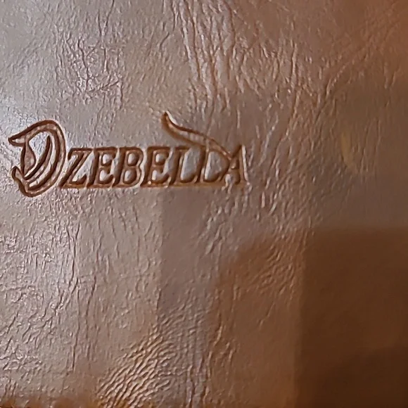 Zebella Genuine Leather Backpack – Tan Brown, Buckle Flap Style - Picture 6 of 9